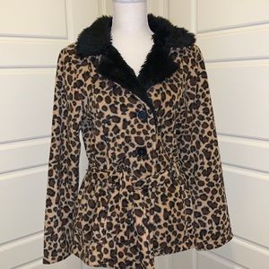 Women’s Leopard Fleece Jacket